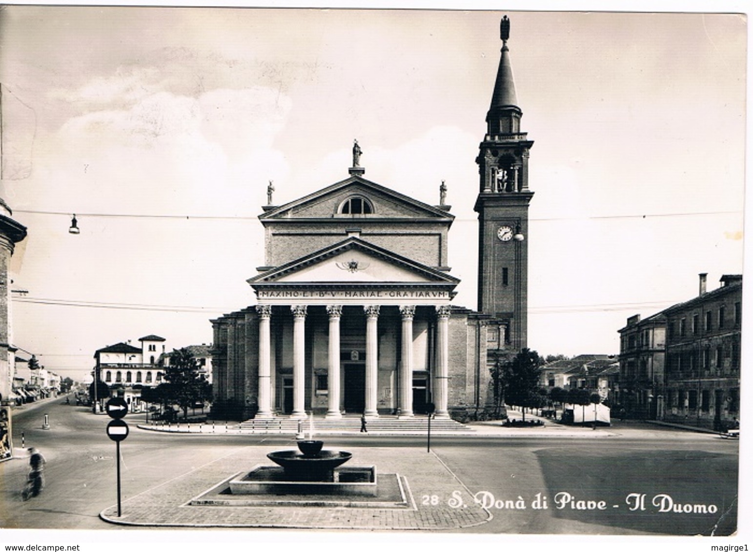 B3485 - San Donà Di Piave, Il Duomo, Viaggiata 1960 - Altri & Non Classificati