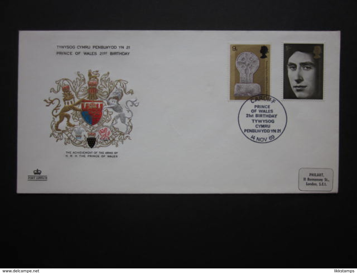 1969 THE PRINCE OF WALES 21st BIRTHDAY SOUVENIR COVER.(B) #00992 - 1952-1971 Pre-Decimal Issues