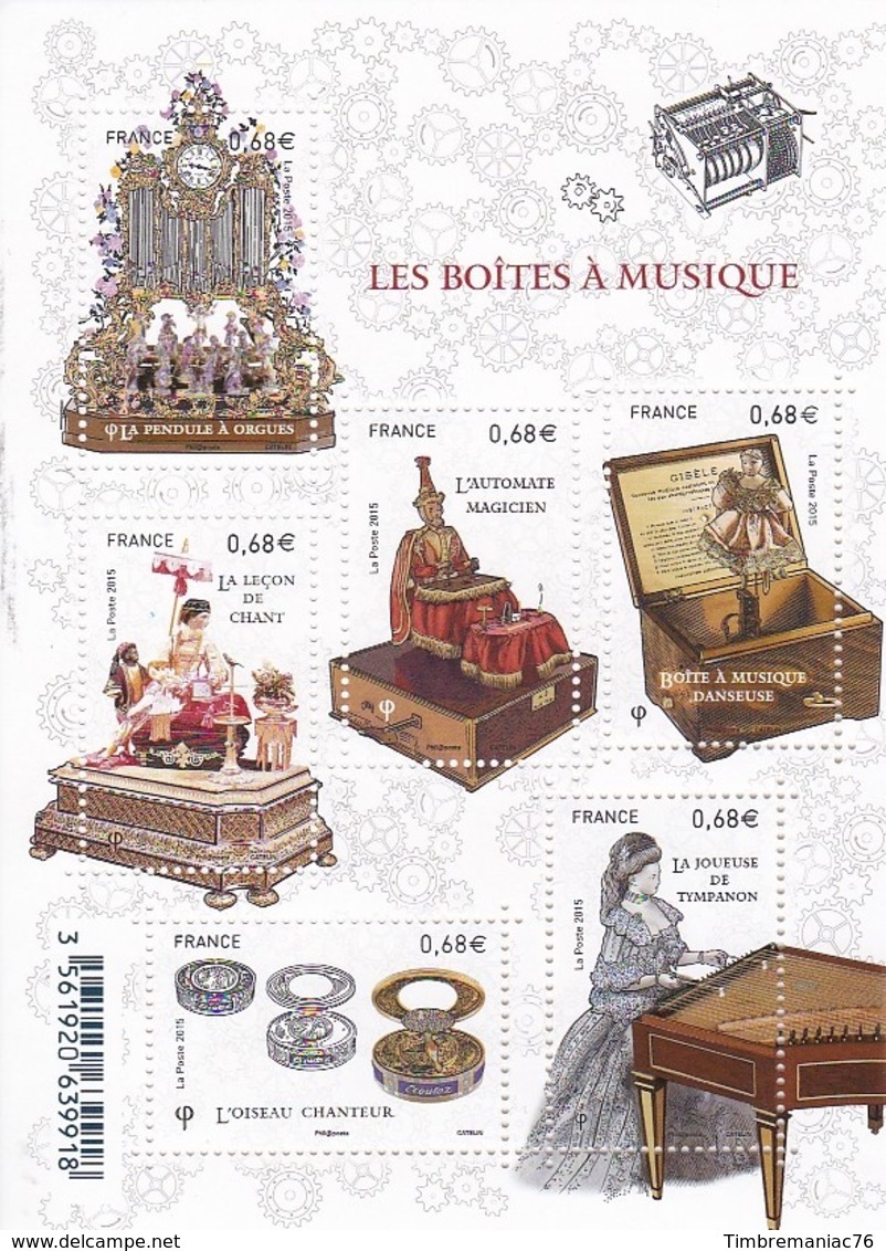 France Feuillet De 2015 YT F4993 - Mint/Hinged