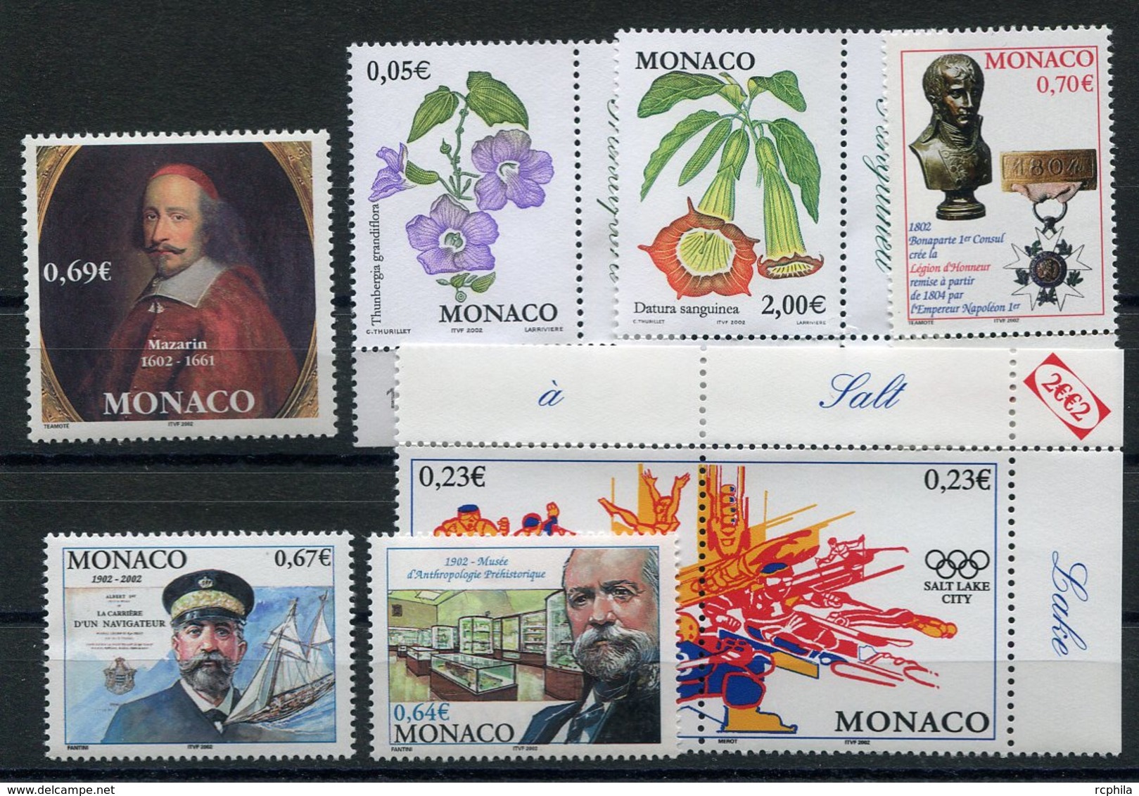 RC 15193 MONACO LOT FACIALE = 5,21€ NEUF ** MNH TB - Unused Stamps