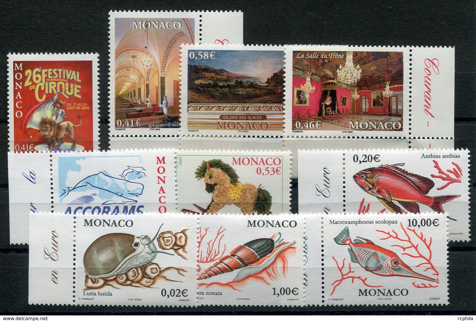 RC 15194 MONACO LOT FACIALE = 14,36€ NEUF ** MNH TB - Neufs