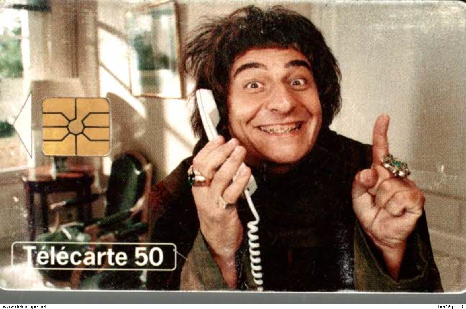 TELECARTE 50 UNITES TELEPHONE ET CINEMA CHRISTIAN CLAVIER - 1998