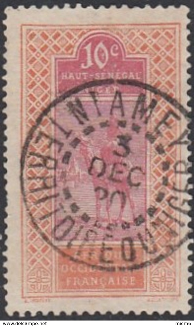 HSN Territoire Du Niger - Niamey Sur N° 22 (YT) N° 22 (AM). Oblitération De 1920. - Gebraucht
