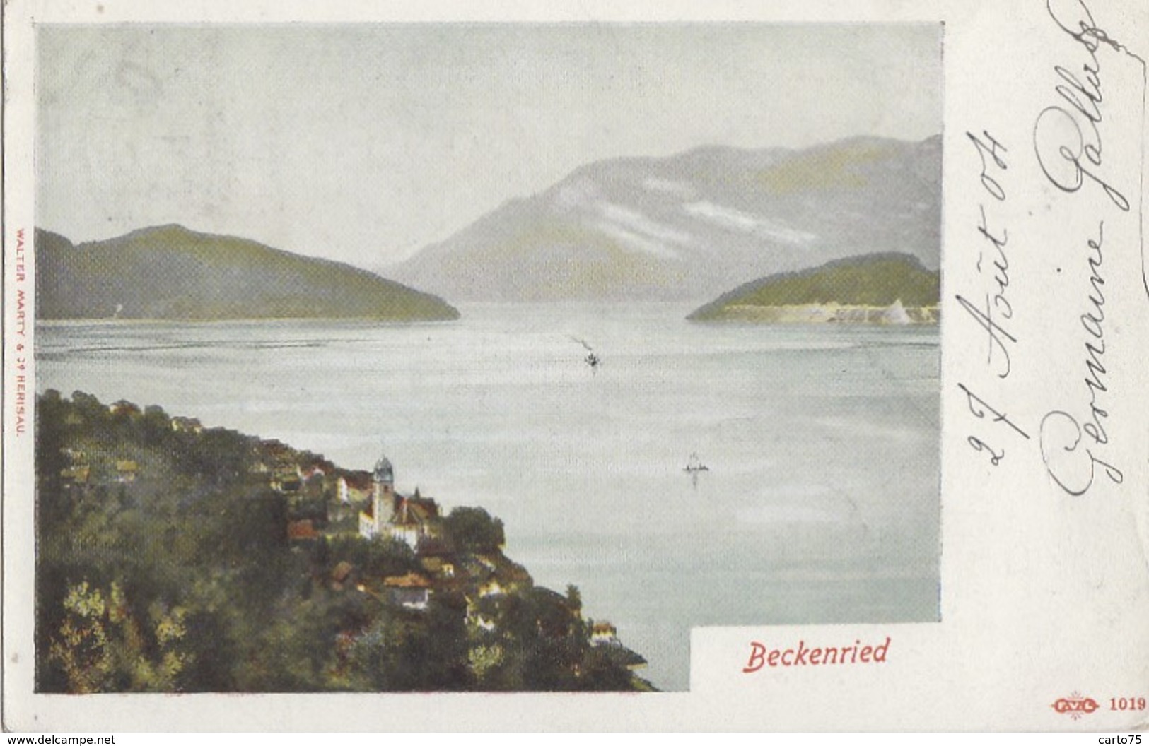 Suisse - Beckenried - Postmarked 1904 - Beckenried