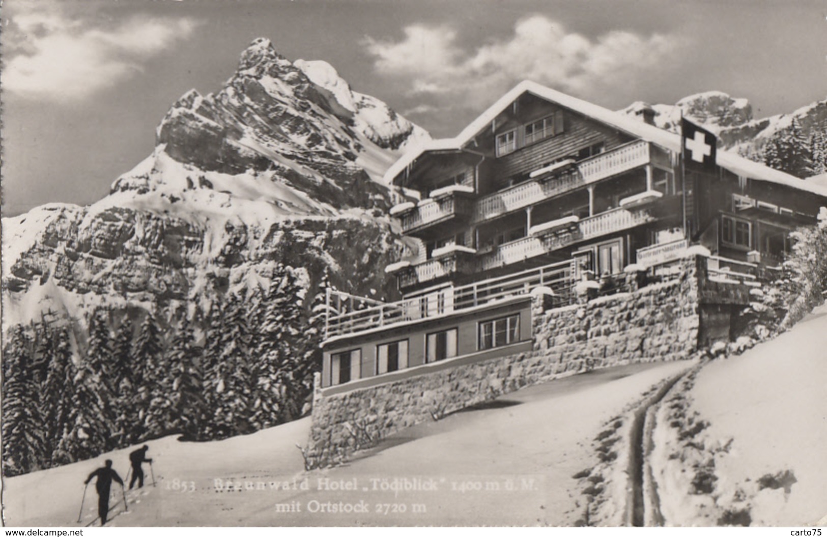 Suisse - Braunwald Hotel - Tödiblick Mit Ortstock - Postmarked 1953 - Braunwald