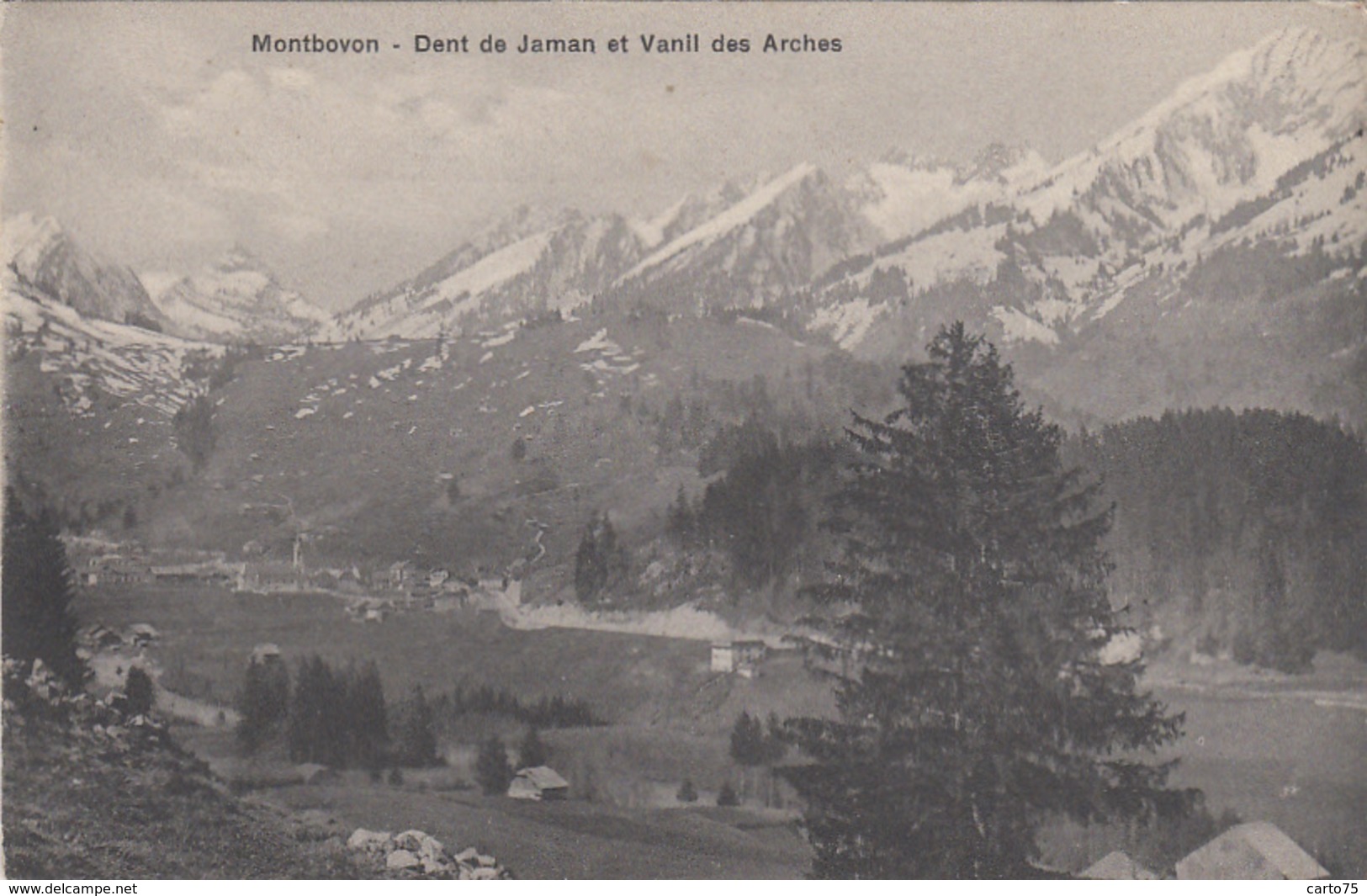 Suisse - Haut-Intyamon - Montbovon - Dent De Jaman Et Vanil Des Arches - Montbovon