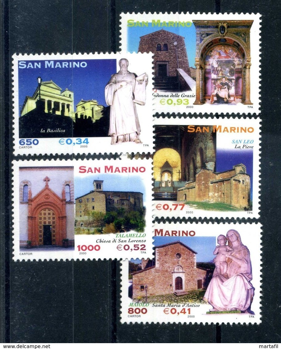 2000 SAN MARINO SET MNH** - Neufs