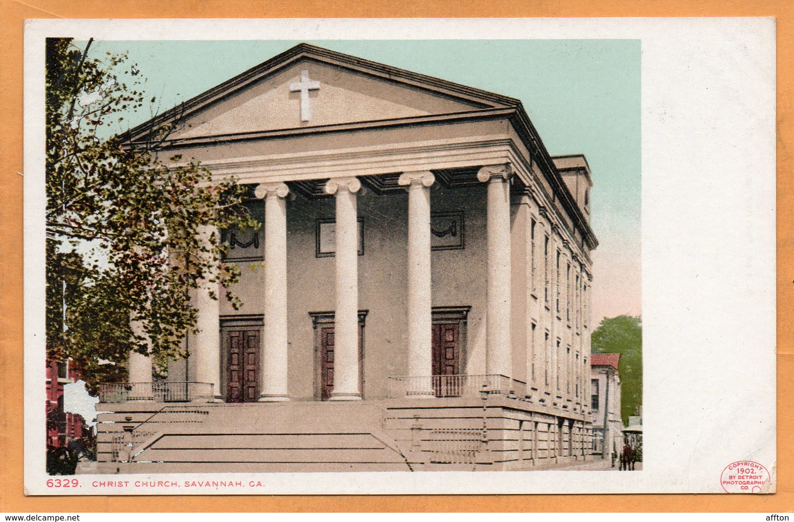 Savannah GA 1907 Postcard - Savannah