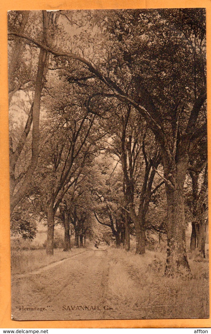 Savannah GA 1907 Postcard - Savannah