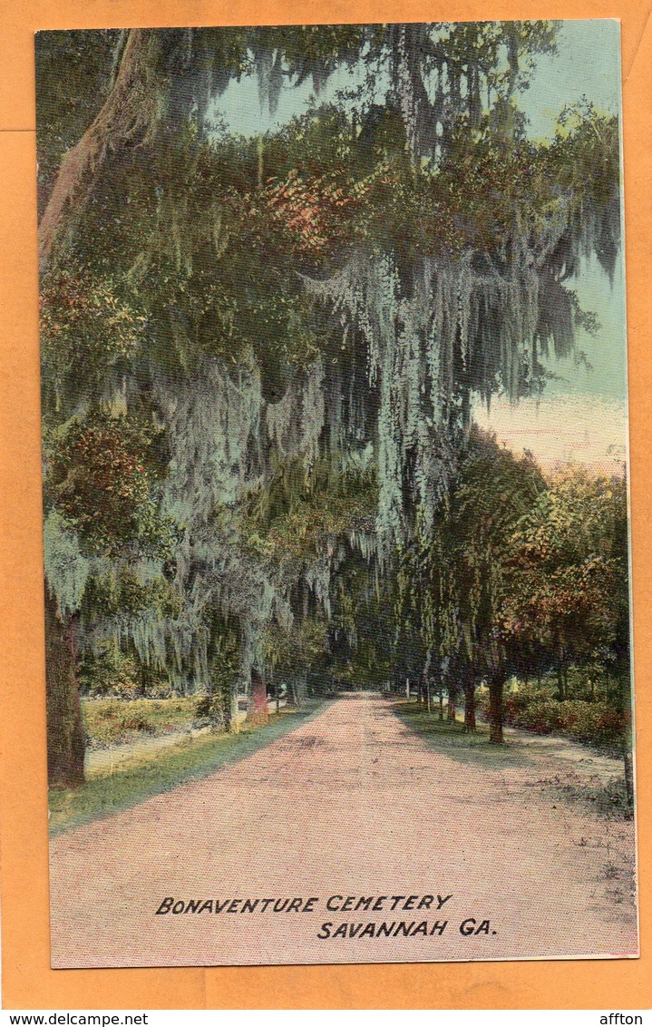 Savannah GA 1908 Postcard - Savannah