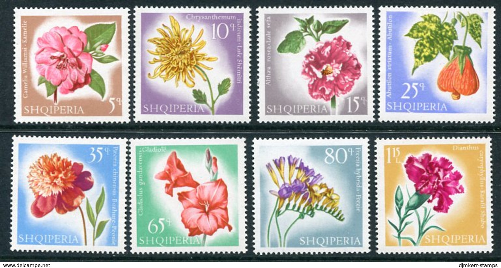 ALBANIA 1967 Flowers MNH / **  Michel 1143-50 - Albanien