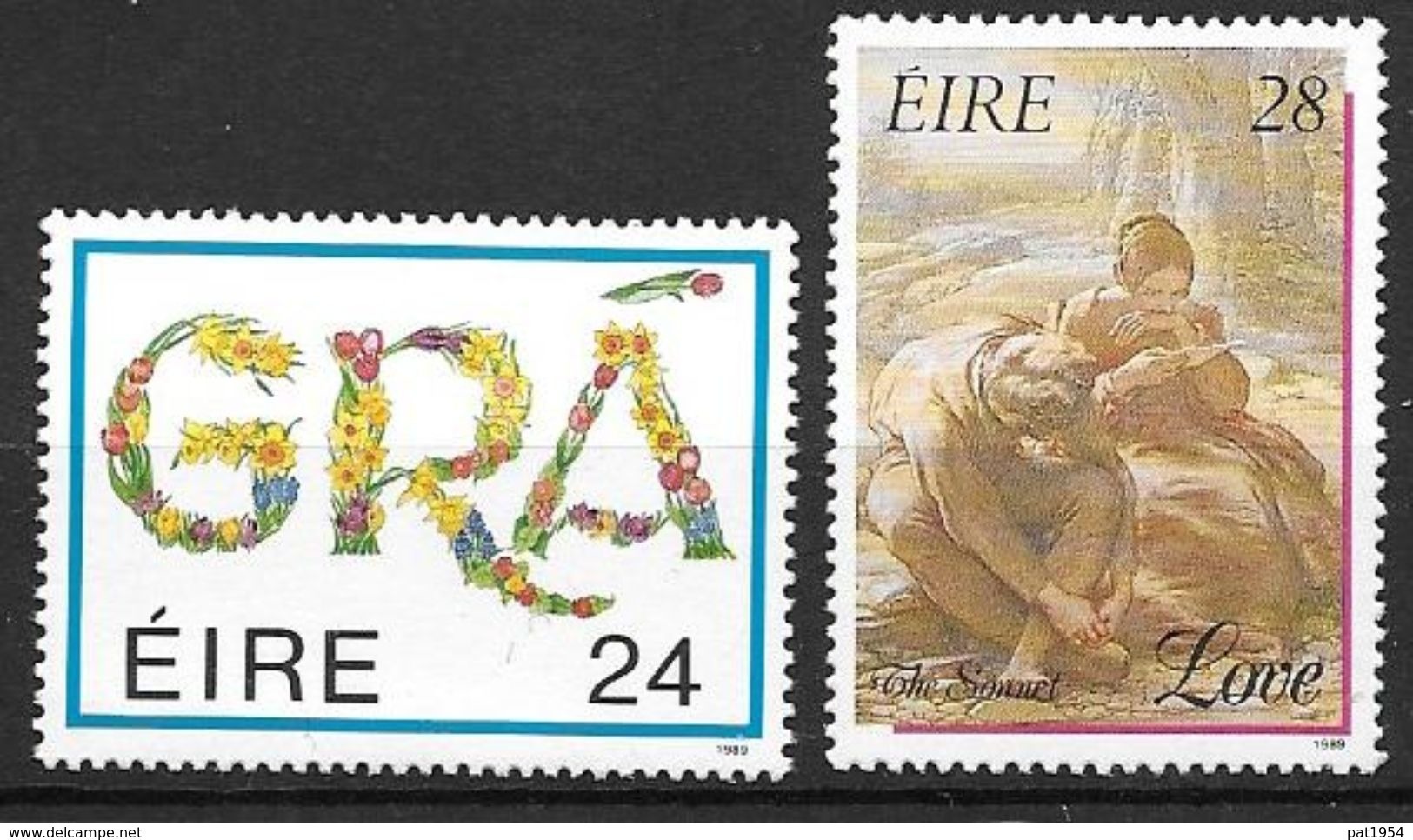 Irlande 1989 N°672/673 Neufs ** Messages D'amour - Nuovi