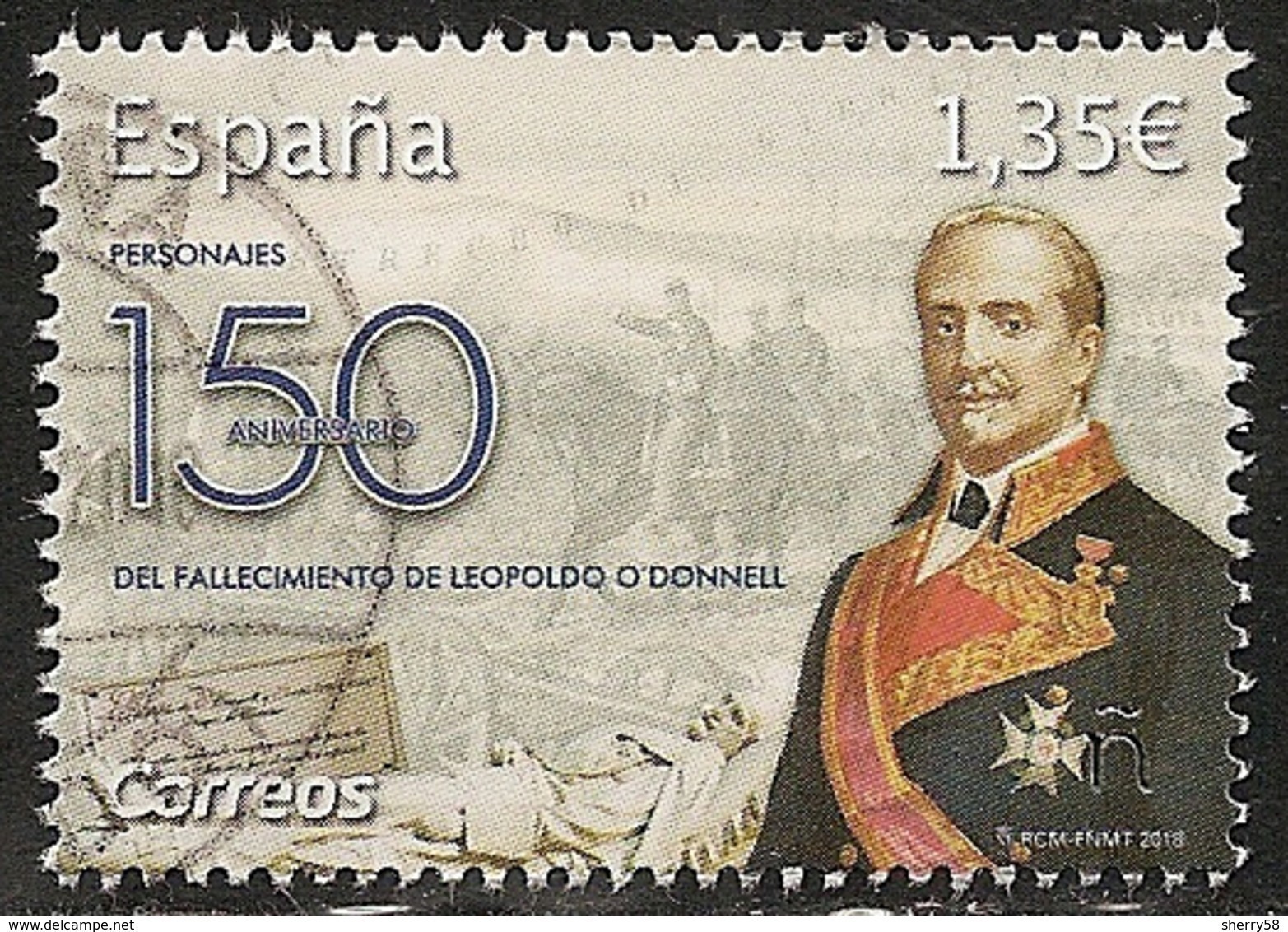 2018-ED. 5249 COMPLETA- 150 Aniversario Del Fallecimiento De Leopoldo O Donnell -USADO- - Usados