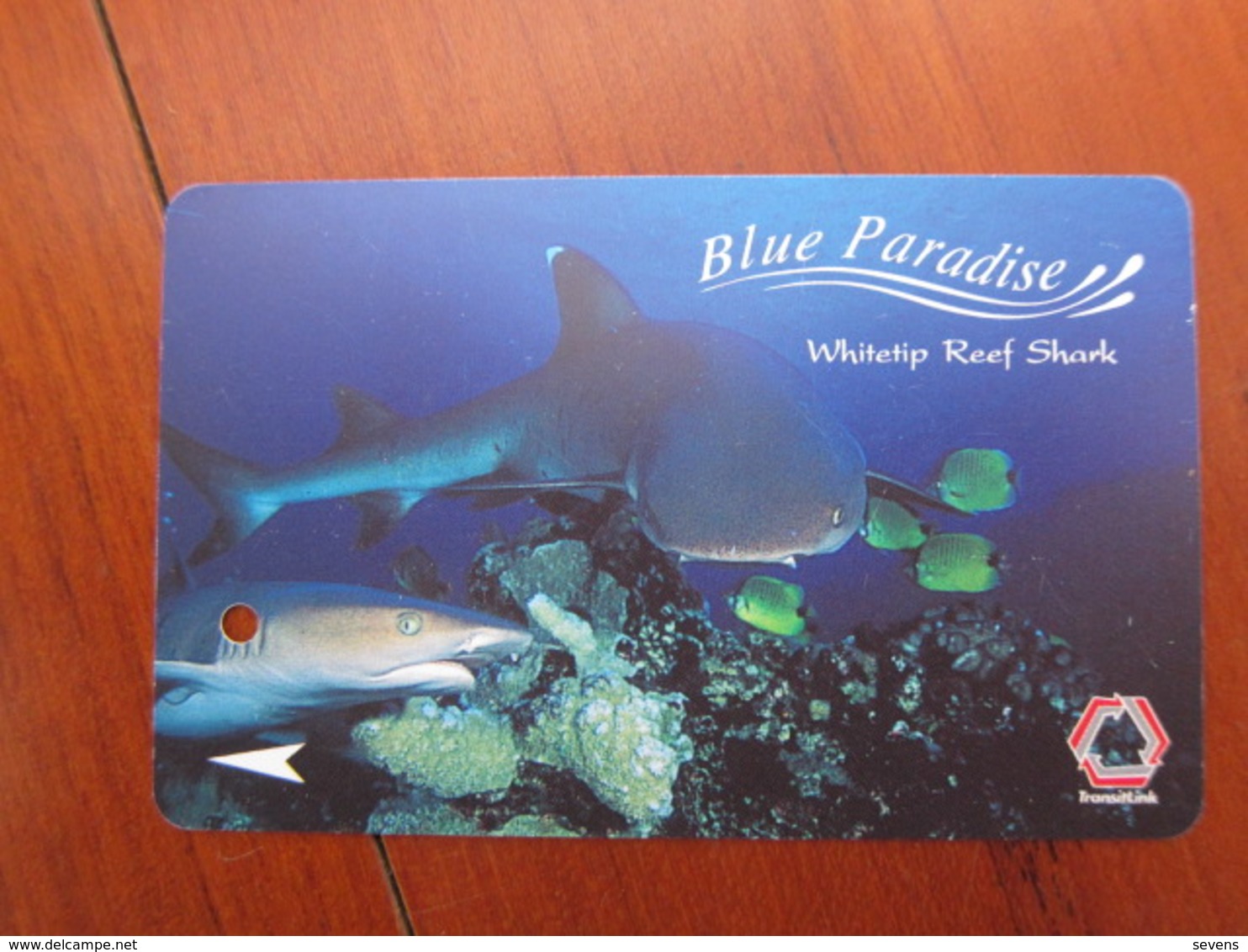 Transitlink Metro Ticket Card, Whitetip Reef Shark - Singapore