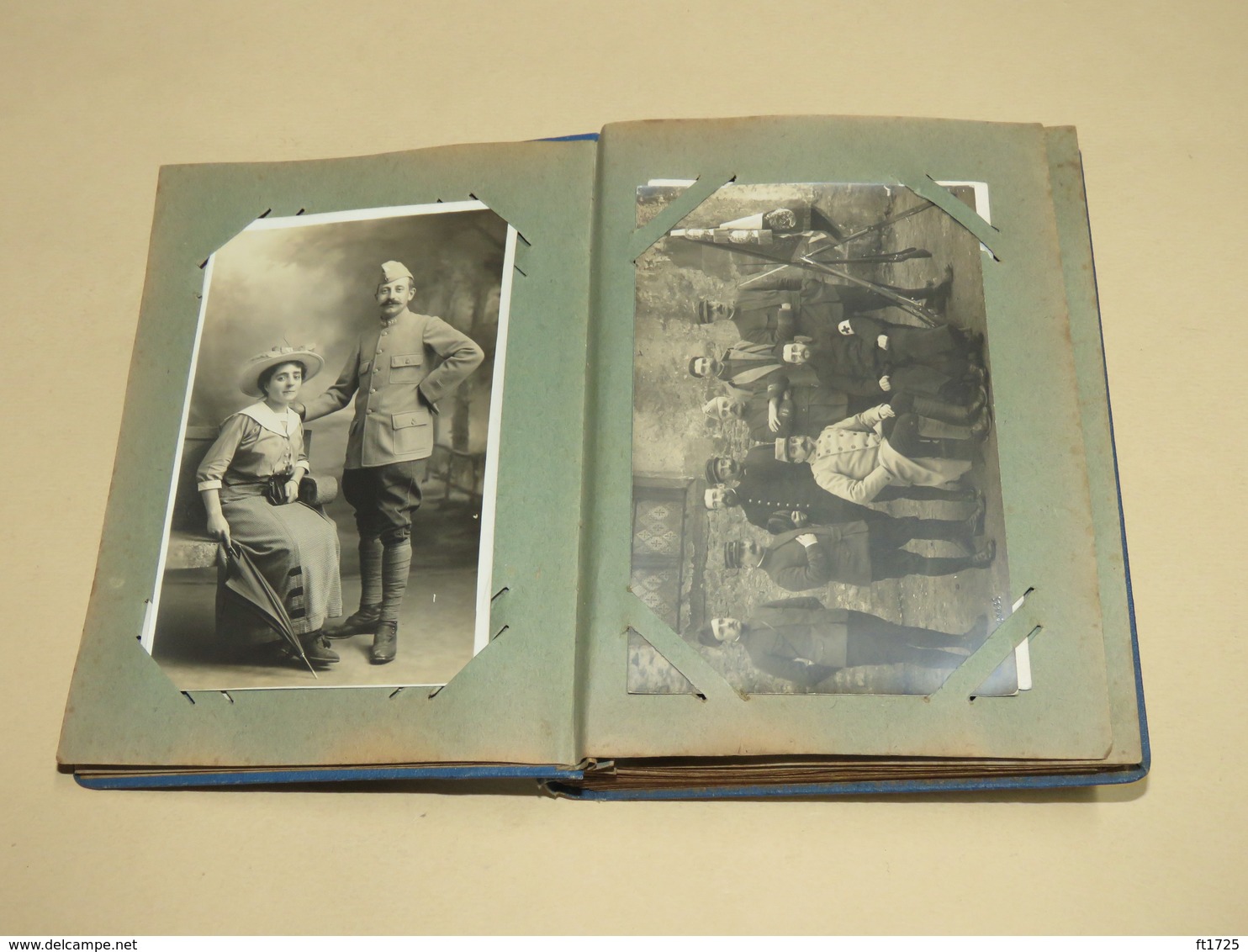 2 ALBUMS DE PHOTOS ALLEMANDS GUERRE ORIGINAUX1914/1918 !