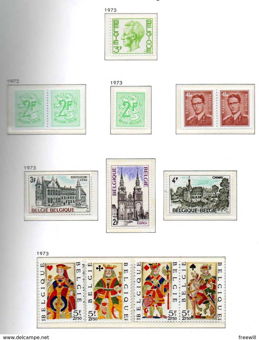 Année Complète 1973 , Volledig Jaar  MNH-XXX - Années Complètes