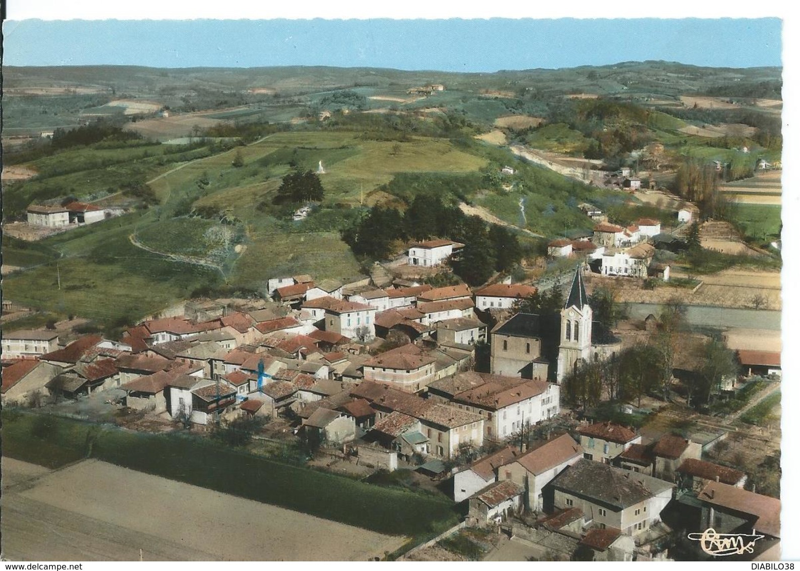 CHATILLON-SAINT-JEAN  (DROME )  VUE GÉNÉRALE  AÉRIENNE - Autres & Non Classés