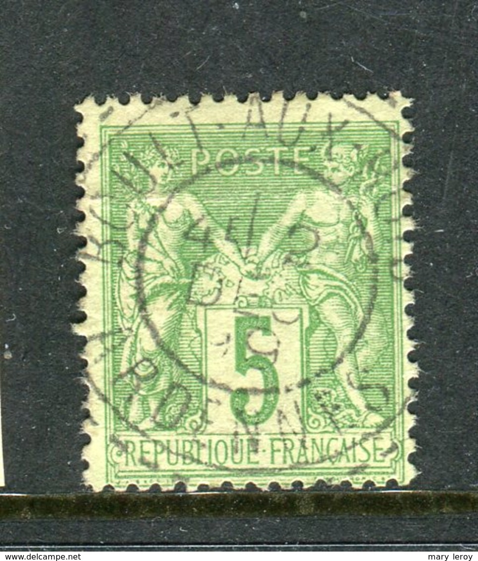 Rare N° 106 Cachet De Boult Aux Bois ( Ardennes 1899 ) - 1876-1898 Sage (Type II)