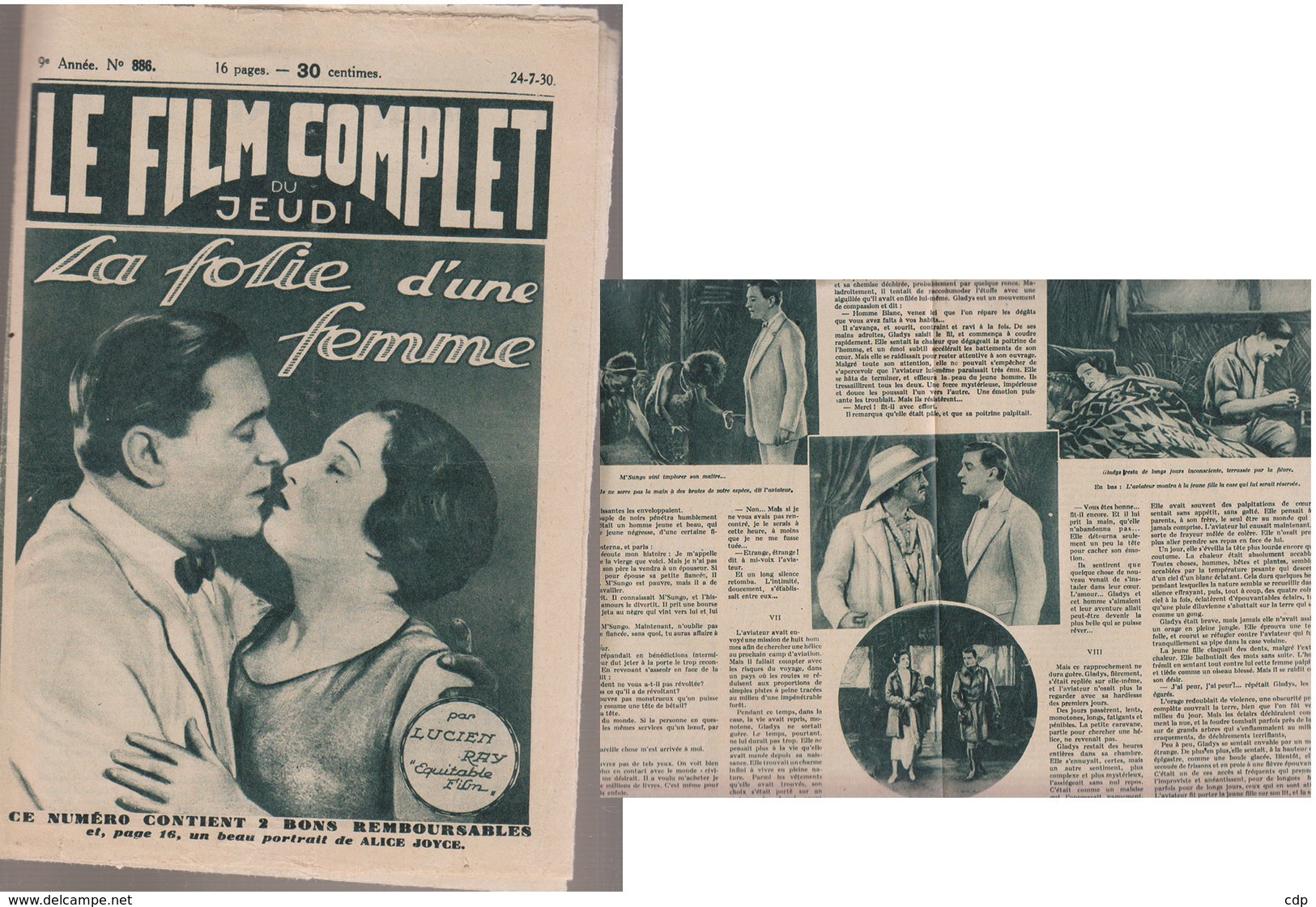 Magazine Cinéma  Le Film Complet - Andere & Zonder Classificatie