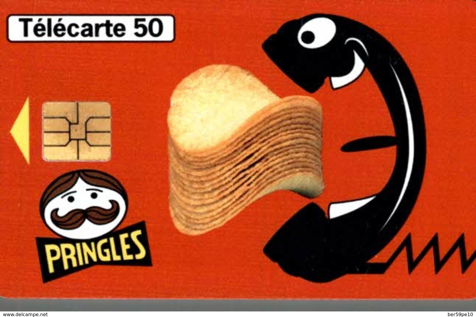 TELECARTE 50 UNITES  PRINGLES - 1998