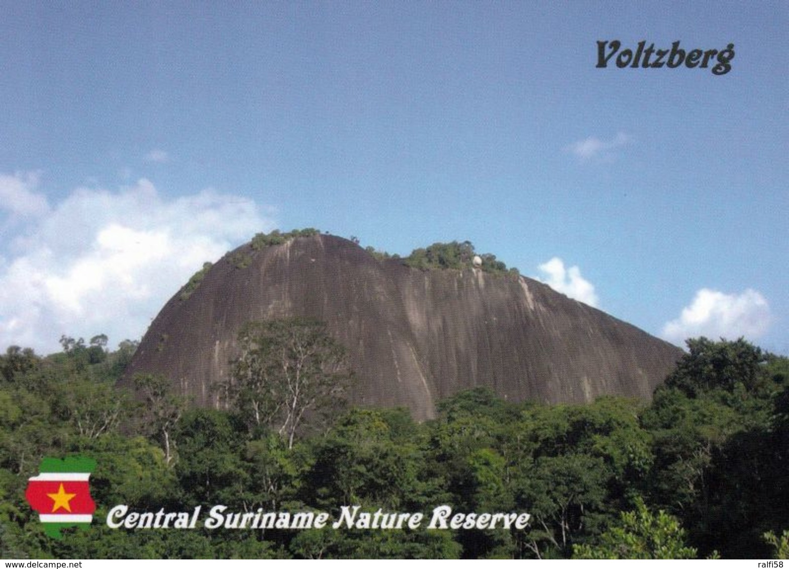 1 AK Suriname * Voltzberg - Ein 240 M Hoher Granit-Berg Im Zentral-Suriname-Naturschutzgebiet Seit 2000 UNESCO Naturerbe - Suriname