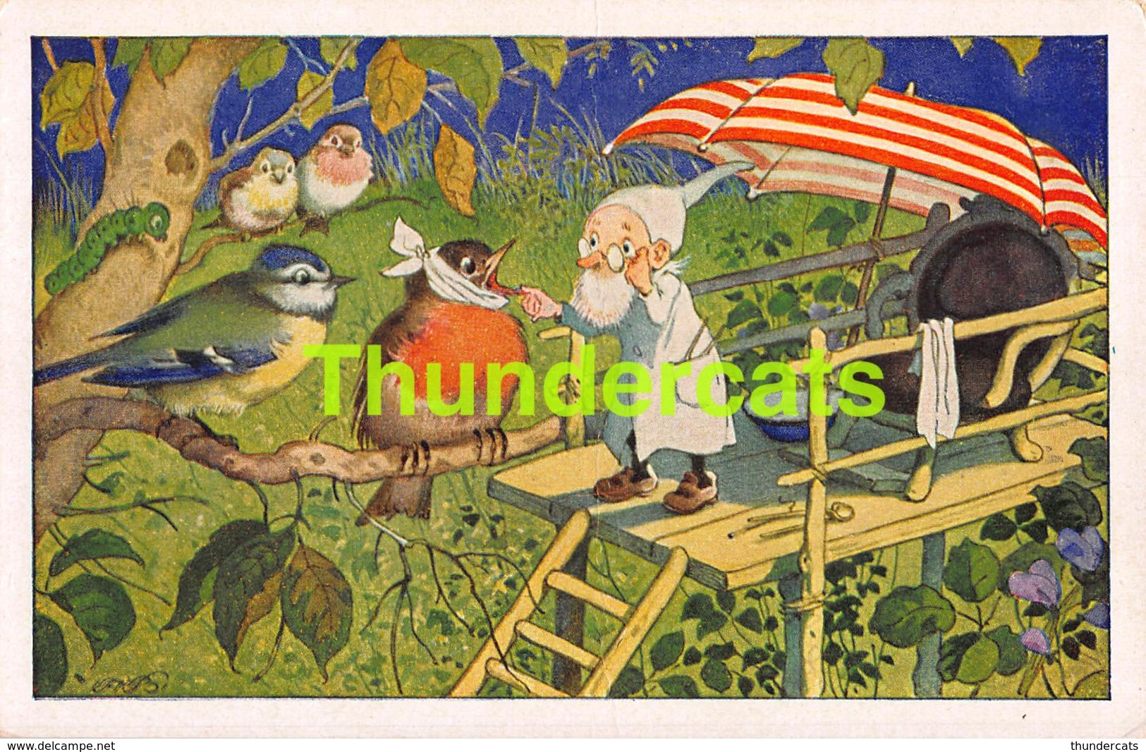 CPA ILLUSTRATEUR ARTIST SIGNED FRITZ BAUMGARTEN GNOME DWARF NAIN LUTIN ZWERGE LILLIPUT KABOUTER - Baumgarten, F.