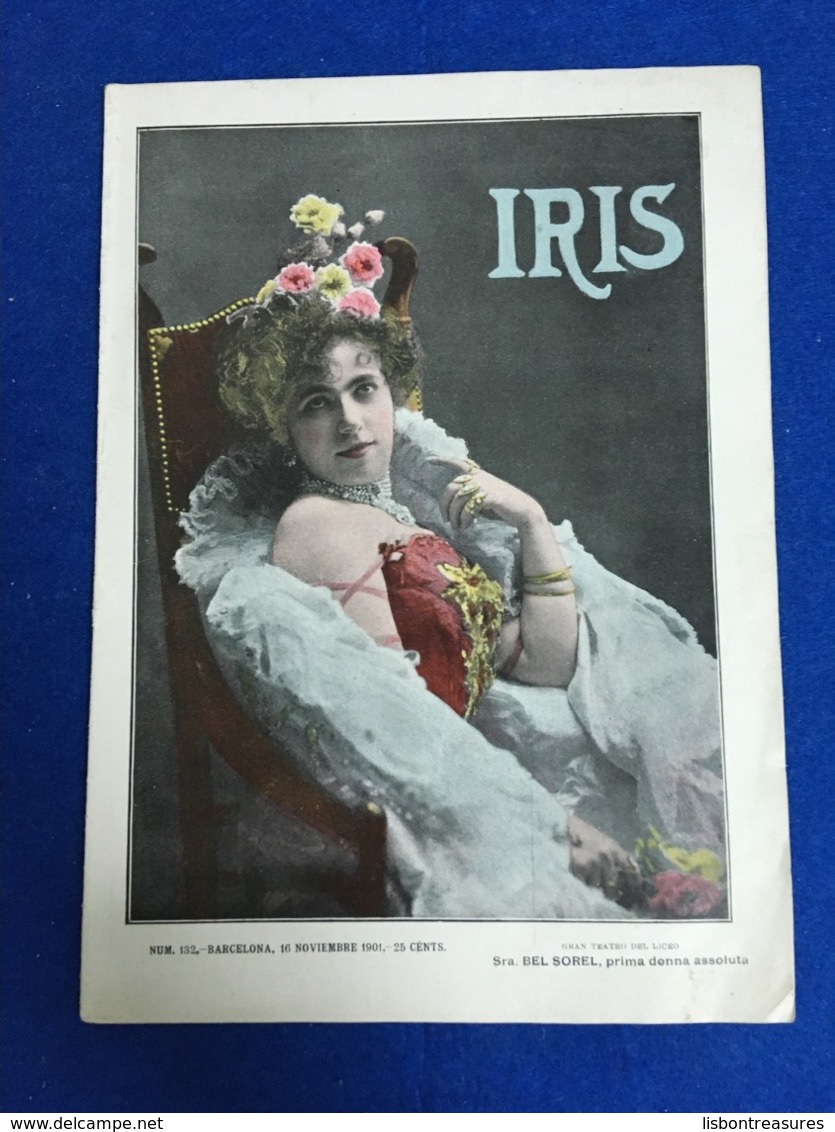 ANTIQUE SPAIN MAGAZINE IRIS 16 NOVIMBRE DE 1901 Nº 132 ARTS FASHION AND OTHERS THEMES - [1] Until 1980