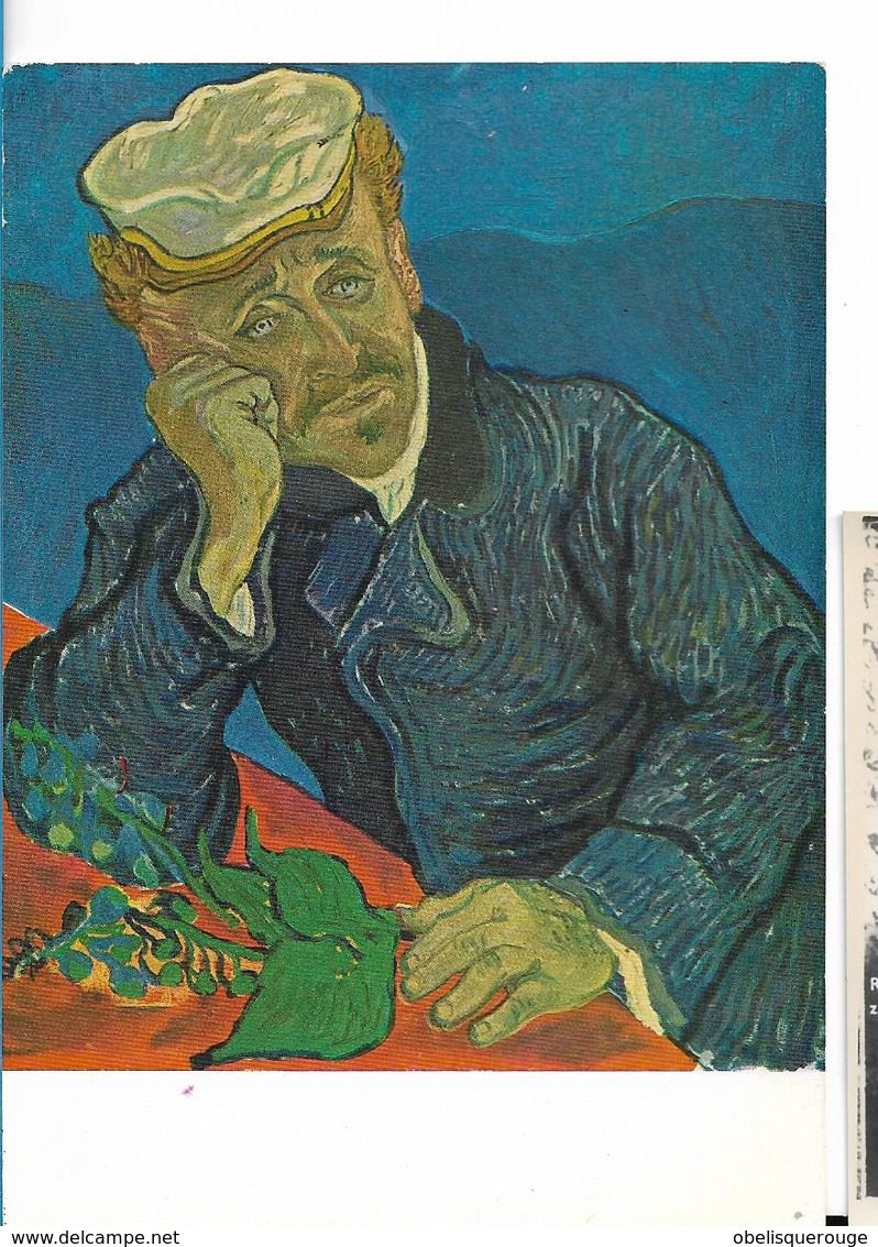 VAN GOGH  PORTRAIT DU DOCTEUR GACHET MUSEE  DU LOUVRE - Van Gogh, Vincent