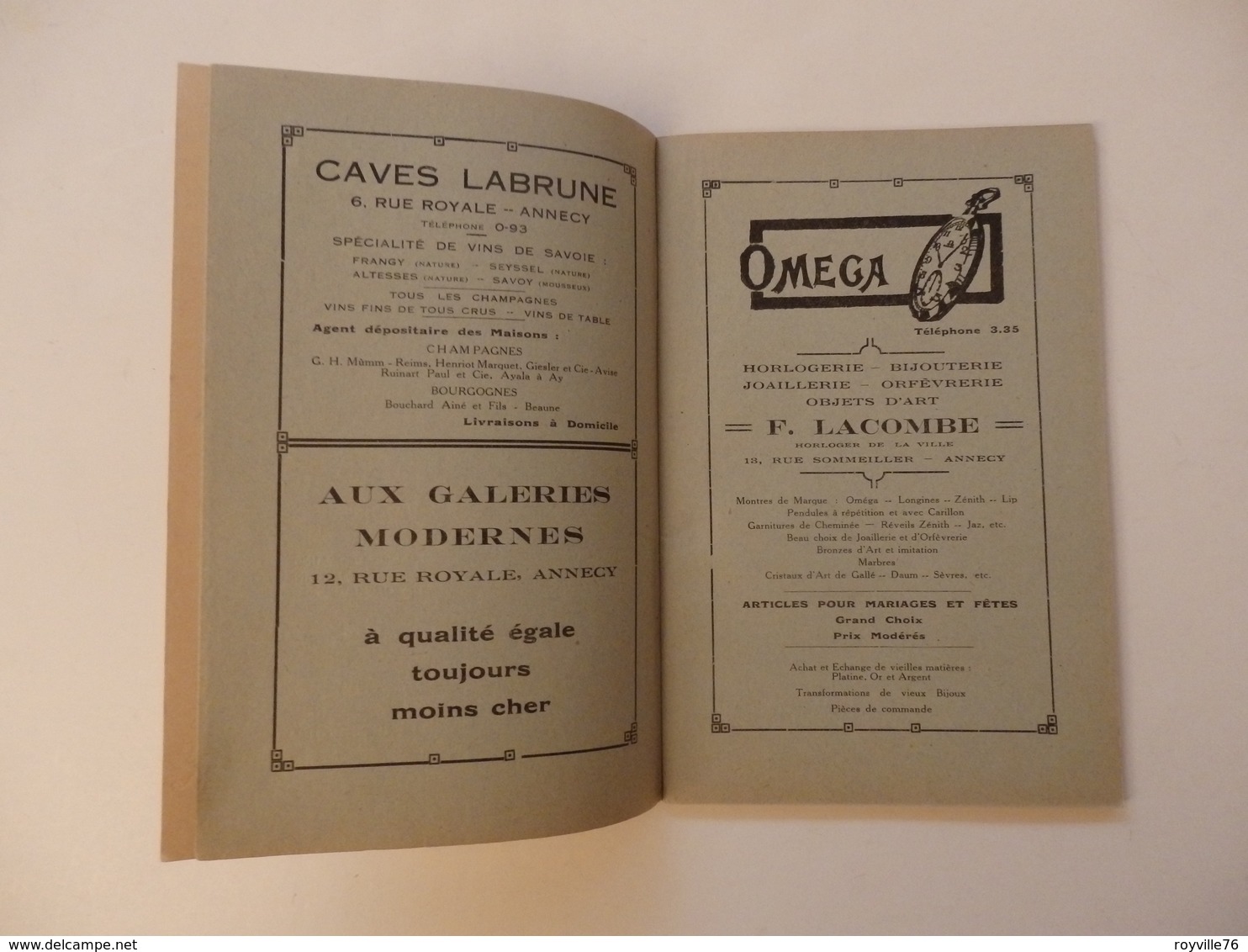 Topo-Guides Serand Sur Le Lac D'Annecy. 63 P. Belles Pubs. - Toeristische Brochures