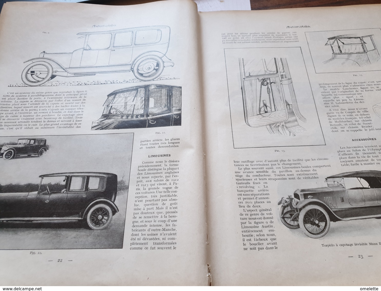 AUTOMOBILIA/SLON LONDRES CARROSSERIE /ROUTIER/CYCLECARS /AVIONS - 1900 - 1949