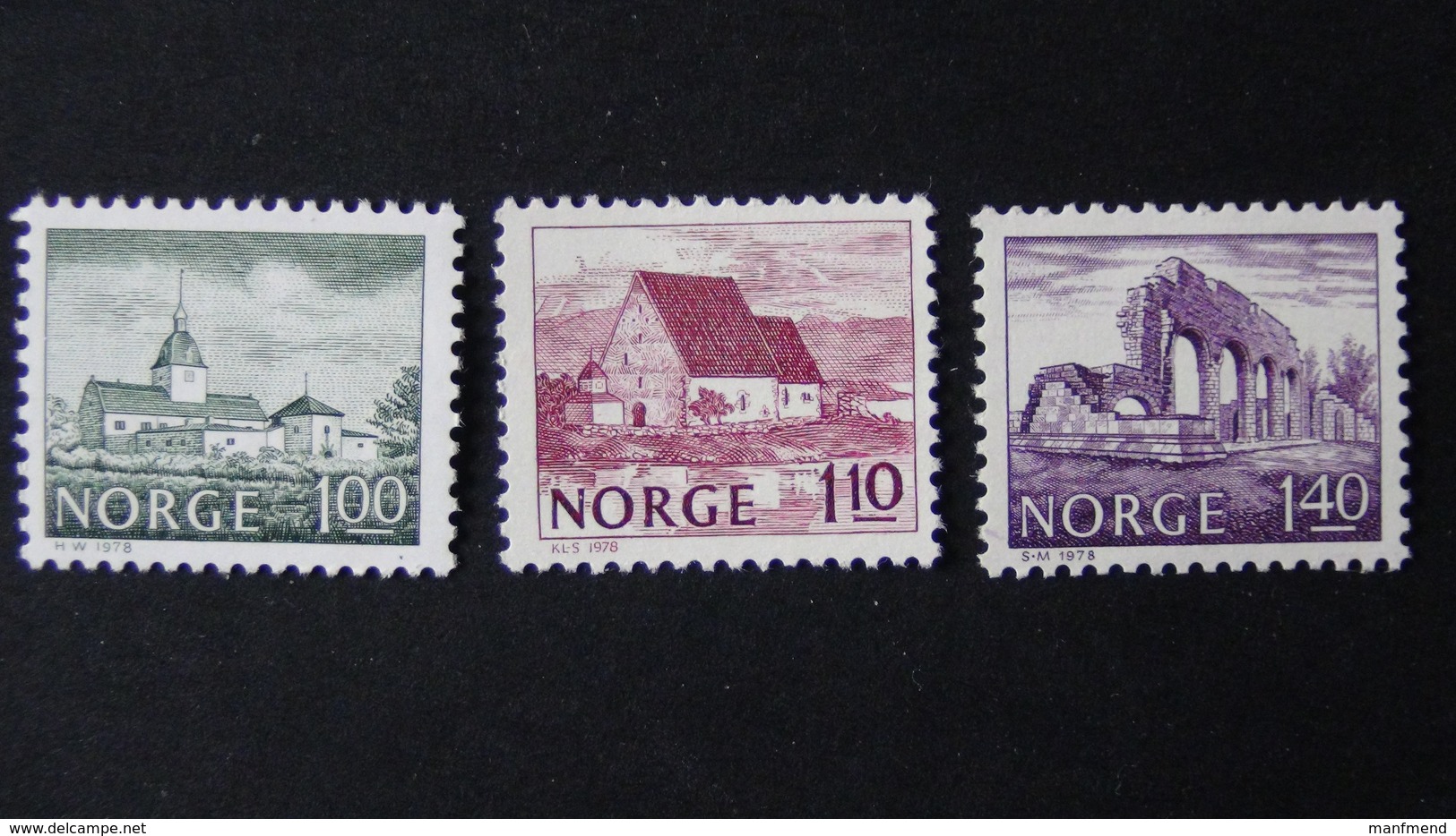 Norway - 1978 - Mi:NO 766-8, Sn:NO 715-7, Yt:NO 722-4**MNH - Look Scan - Ungebraucht