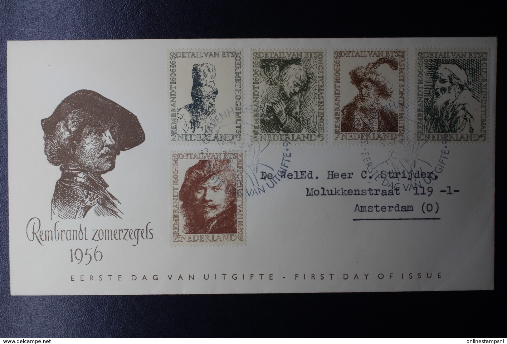 Netherlands: 13 Early FDC's Between 1953 - 1955  E15 And E43, With Typed Addresses CV NVPH 2020:  413 Euro - FDC