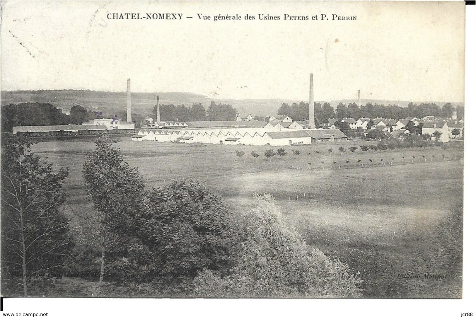 88 - Vosges -  Chatel Sur Moselle - L'Usine Peters Et P.Perrin - Chatel Sur Moselle