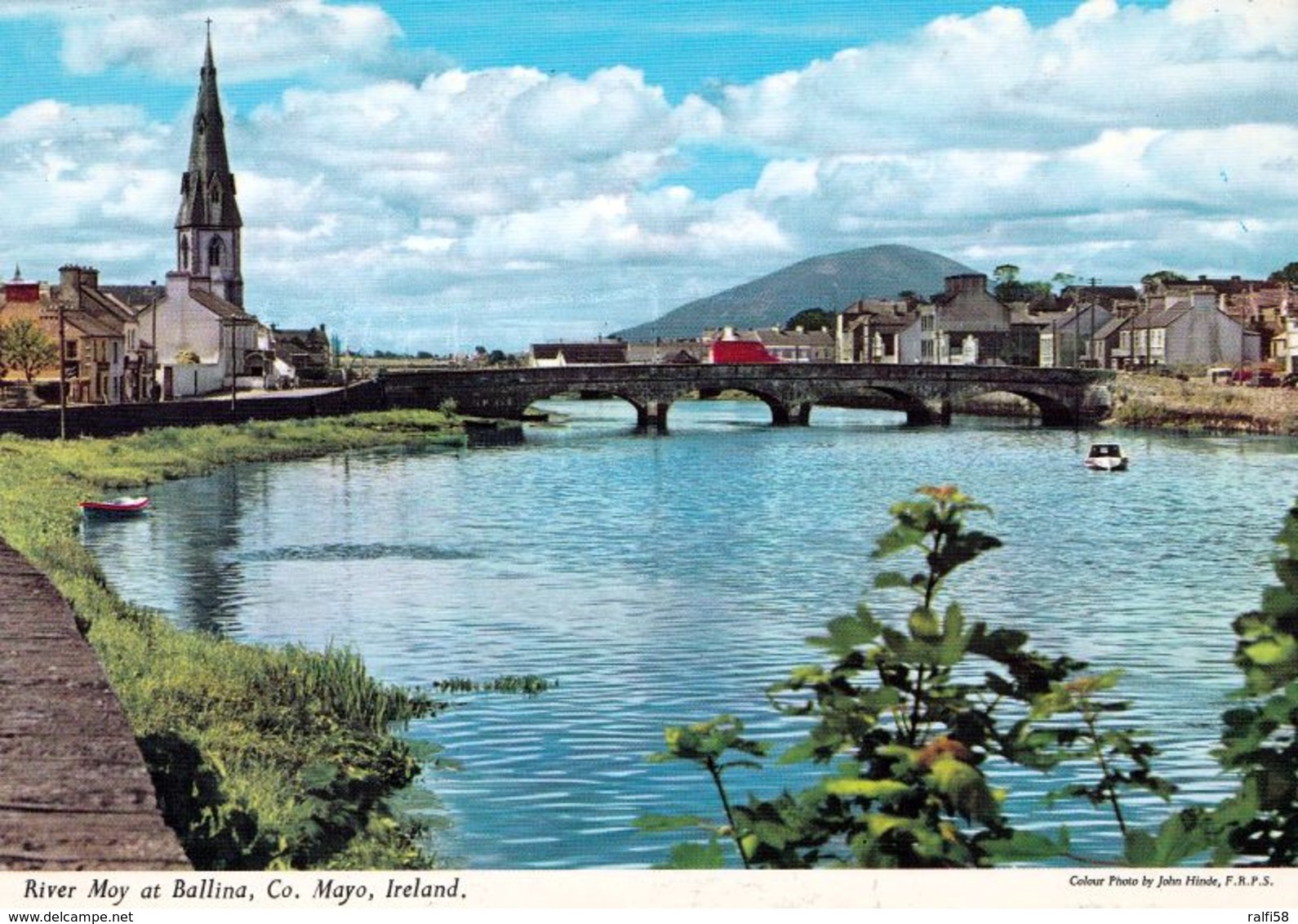 1 AK Irland Ireland * Ballina - Die Zweitgrößte Stadt Im County Mayo - Links Ist Die St. Muredach’s Cathedral * - Mayo