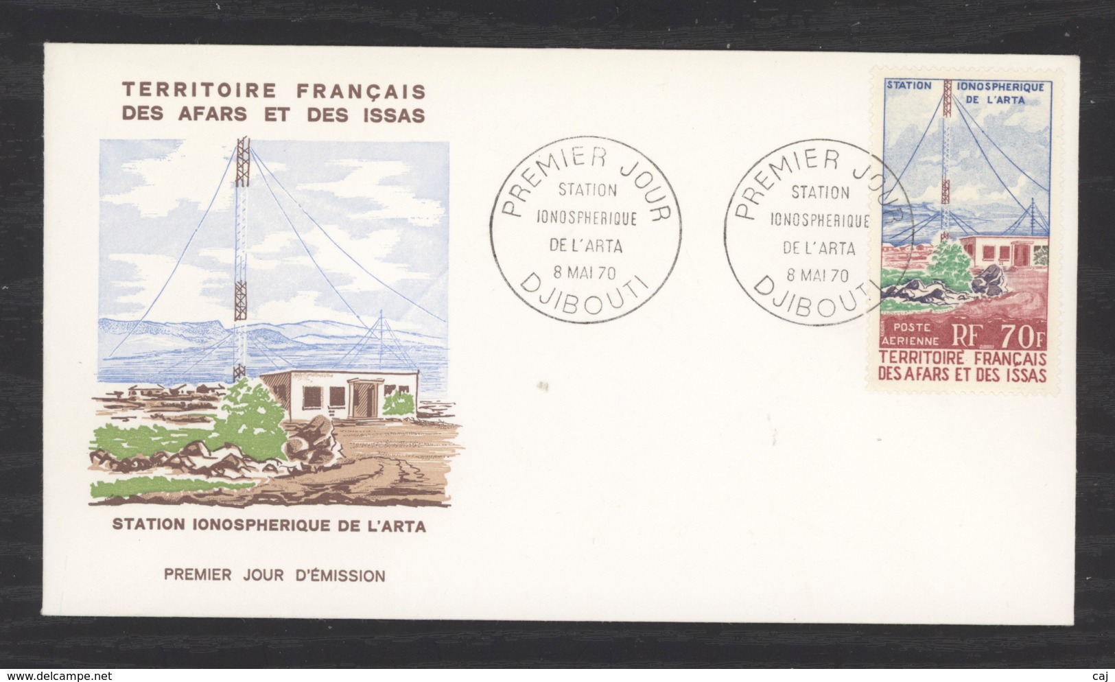 0l  044  -  Afars Et Issas  :  Yv  Av  63  FDC - Lettres & Documents