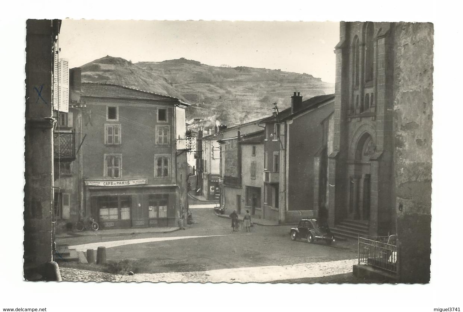 VERTAIZON VUE DU PAYS PLACE DE L'EGLISE  - ANNEE 1950-CARTE ECRITE  Voir Detail Annonce - Autres & Non Classés