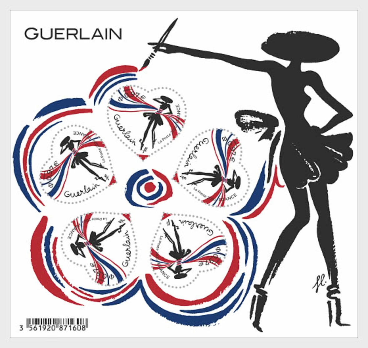 H01 France 2020 Guerlain Heart Miniature Sheet - Neufs