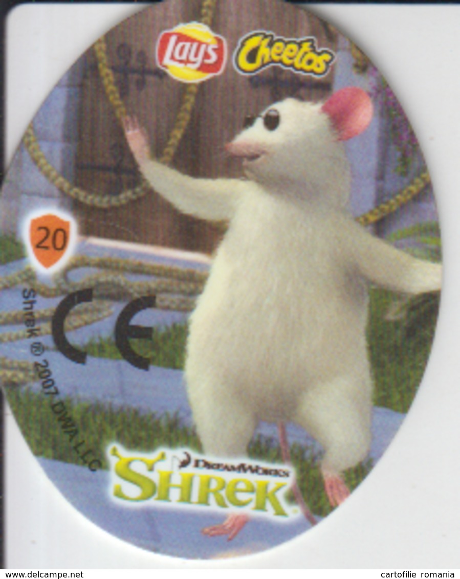 Trading Card - Animation - DreamWorks Studios - 2007 Edition - Shrek  - Printed Front/back - Plastic Card 50/40 Mm - Altri & Non Classificati