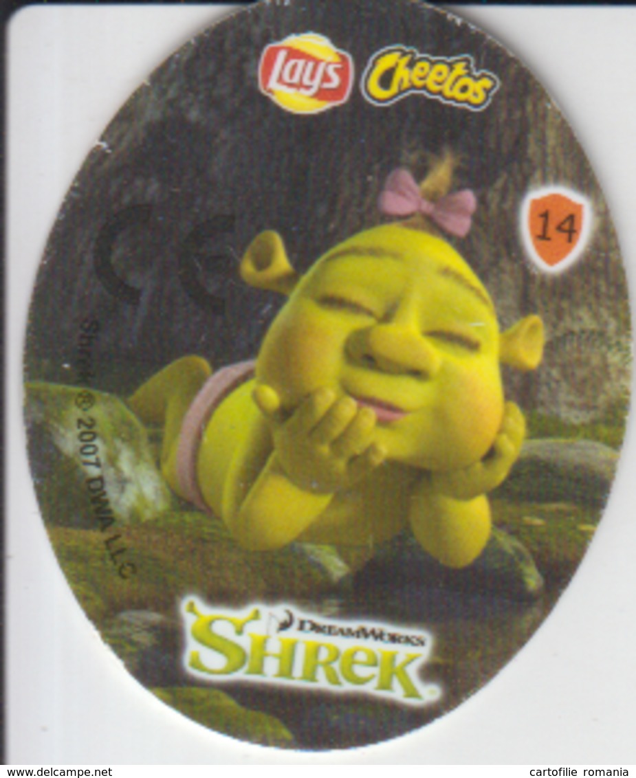 Trading Card - Animation - DreamWorks Studios - 2007 Edition - Shrek  - Printed Front/back - Plastic Card 50/40 Mm - Autres & Non Classés