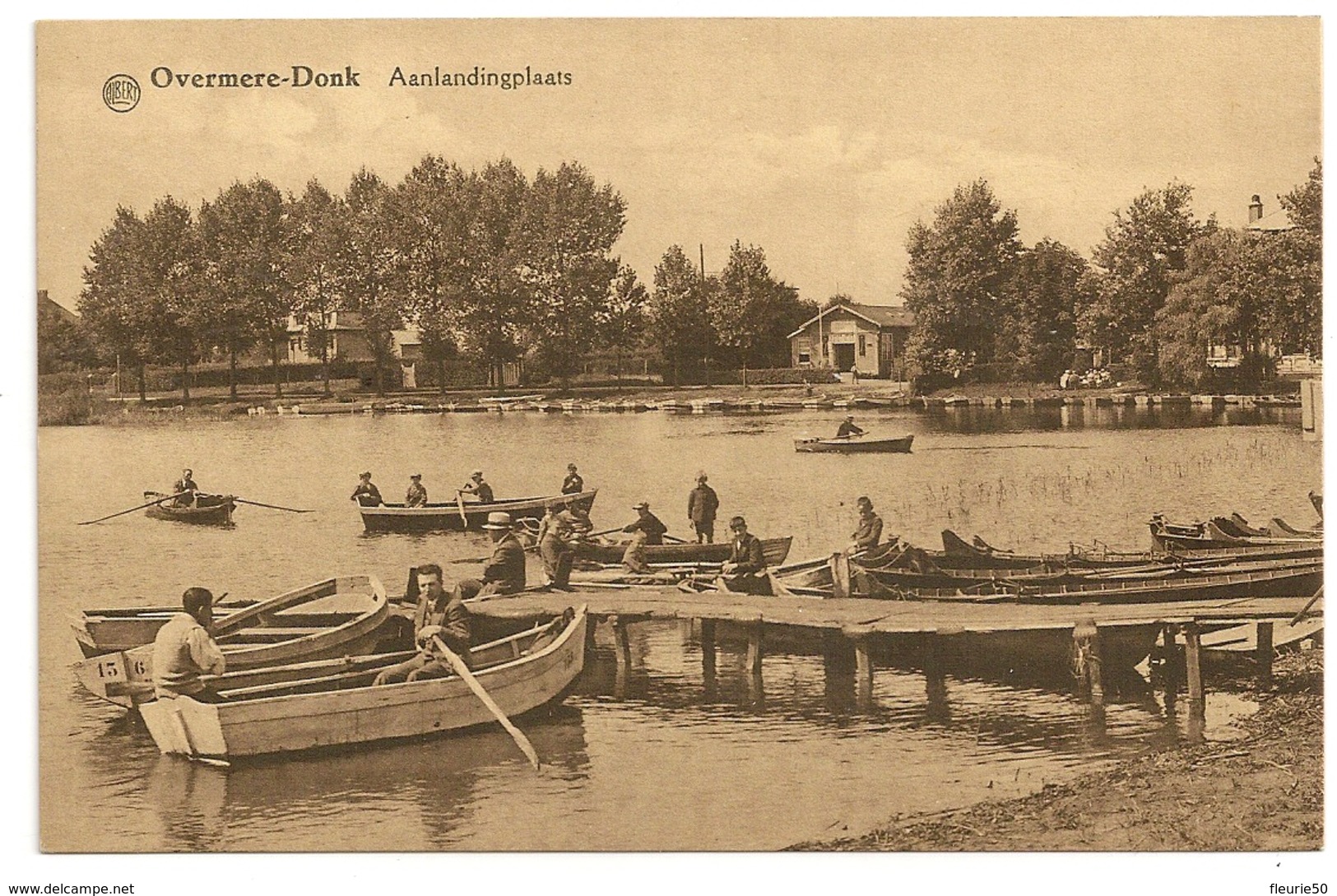 OVERMEIRE-DONCK Aanlandingplaats. Uitg. D'Hooge-Suy, Overmeire. - Berlare