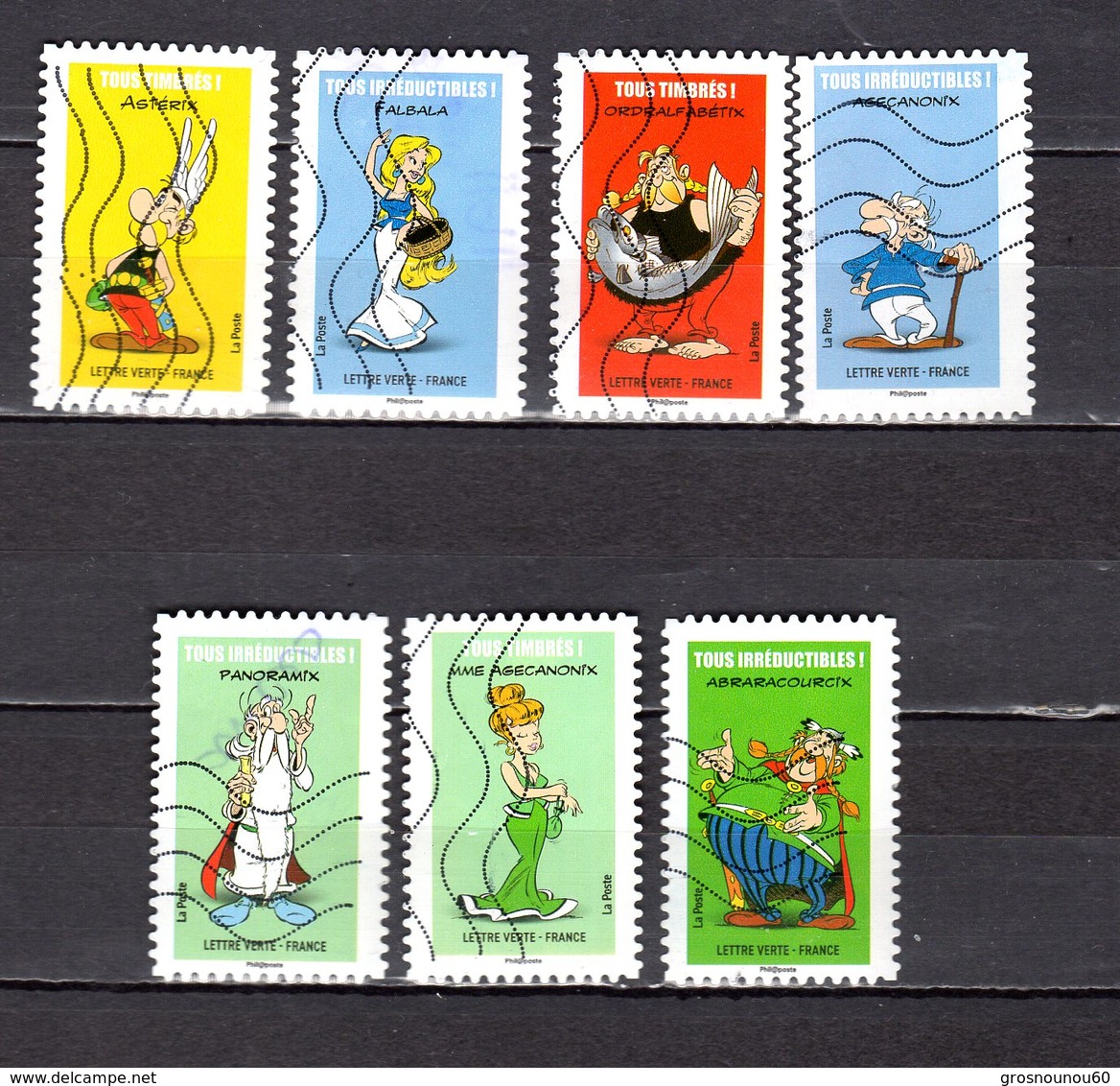 FRANCE LOT DE 7 TIMBRES AUTOADHESIFS OBLITERES DE 2019  N 1729 1731 1732 1733 1737 1738 1740 - Altri & Non Classificati