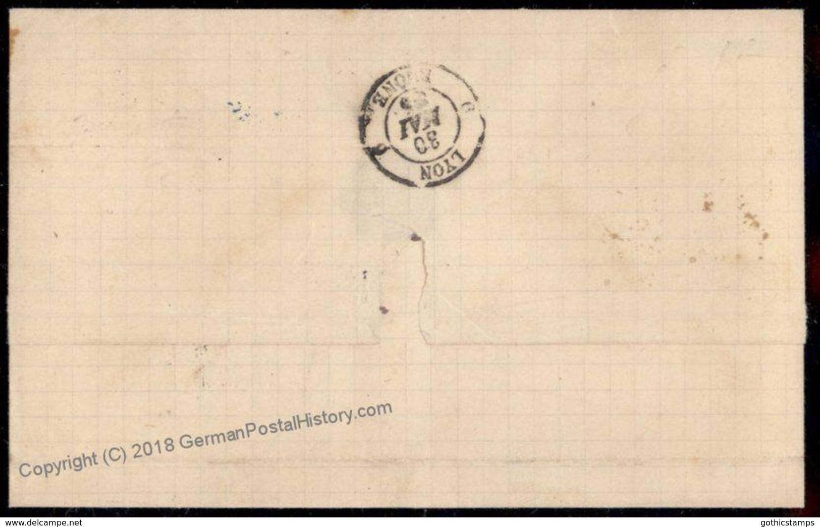 German Turkey Mi3 EF 1885 Cover Constantinople To Lyon France 72810 - Other & Unclassified