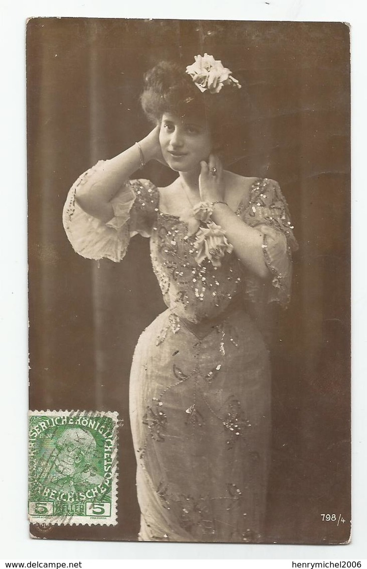 Cpa Femme De Tchéquie Dobruska 1909 Cachet Instituteur Jaroslas Novak - Women