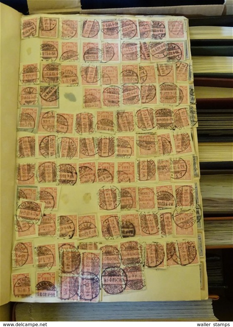 Lot With German Stamps In Albums FREE SCHIPPING IN THE EUROPEAN UNION - Lots & Kiloware (mixtures) - Min. 1000 Stamps