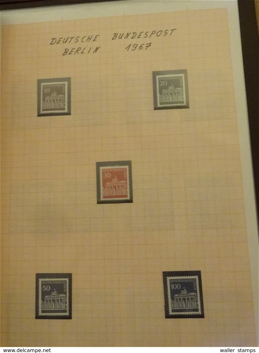Lot With German Stamps In Albums FREE SCHIPPING IN THE EUROPEAN UNION