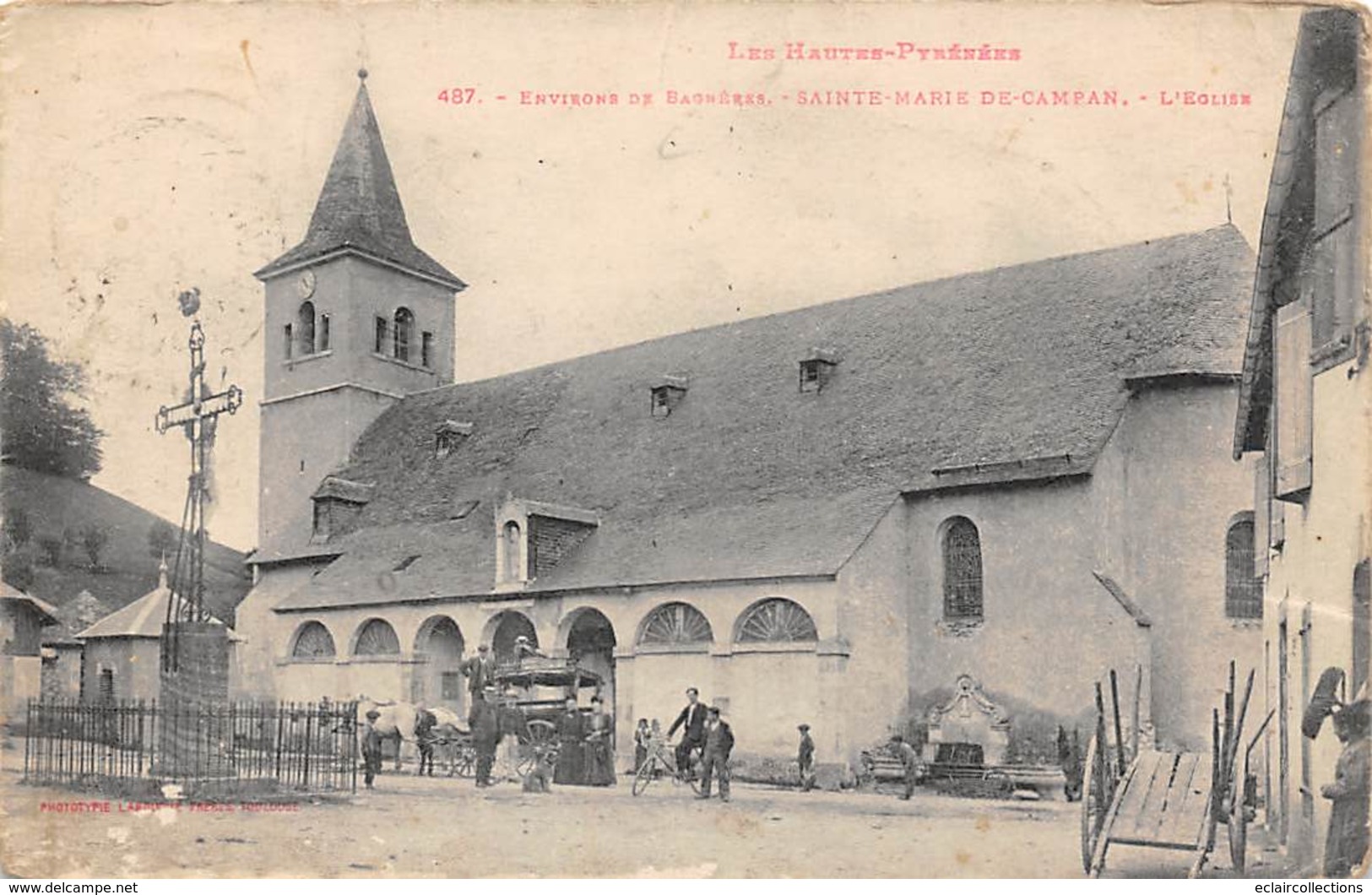 Ste Marie De Campan           65        Place De L'Eglise           (voir Scan) - Saint Pe De Bigorre