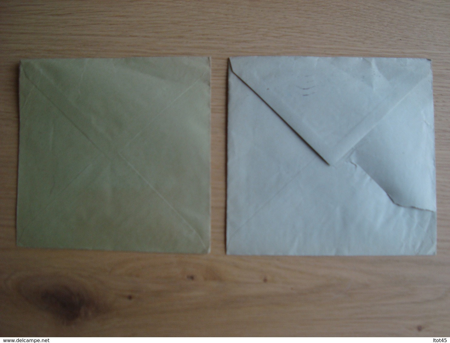 LOT DE 2 ENVELOPPES LA BROSSE A DENT LECLERC PARIS - 1921-1960: Période Moderne