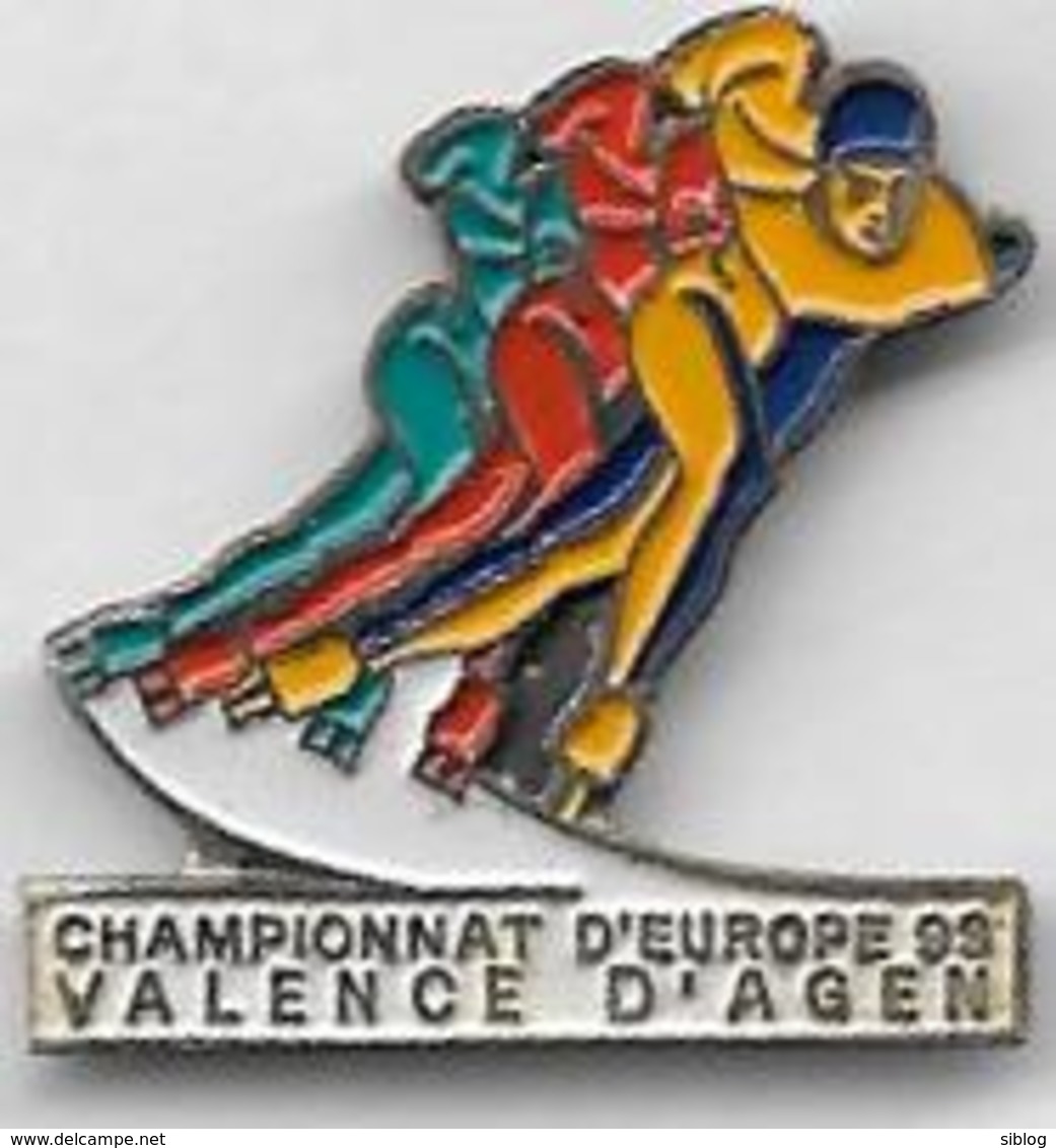 PIN'S - VALENCE D'AGEN - Championnat D'Europe En 1998 De Patinage En Rollers - Patinage Artistique