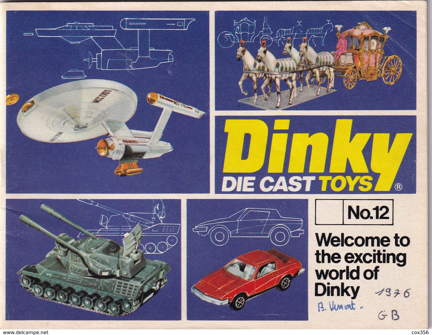 DINKY TOYS CATALOGUE DINKY DIE CAST TOYS N 12 - Hobby En Creativiteit