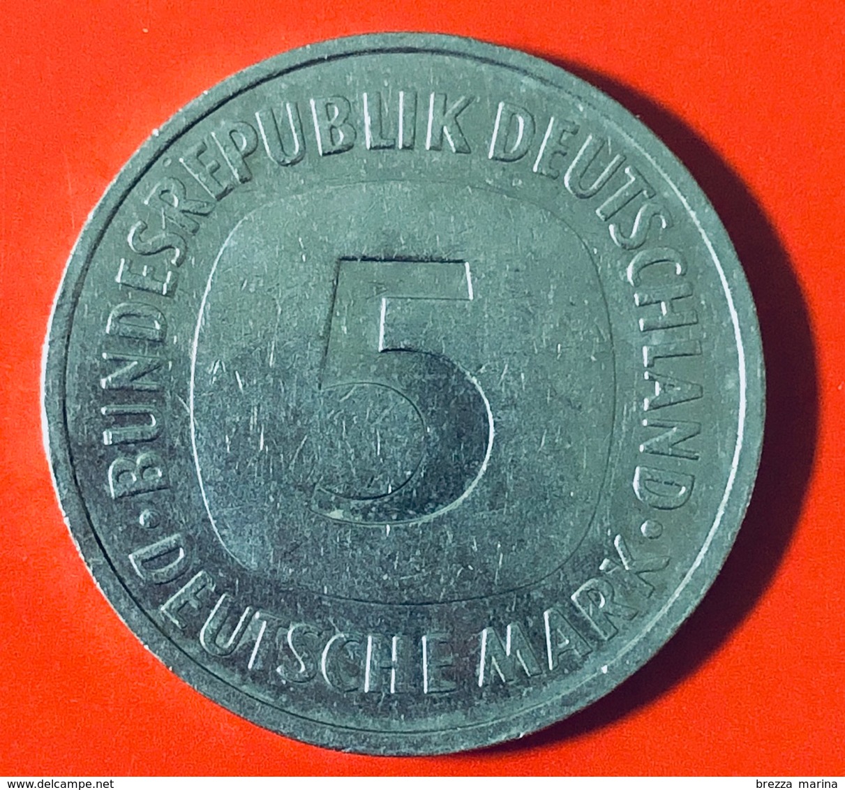 GERMANIA - 1990 - Moneta - Aquila - 5 Marchi  - 5 DM - 5 Mark